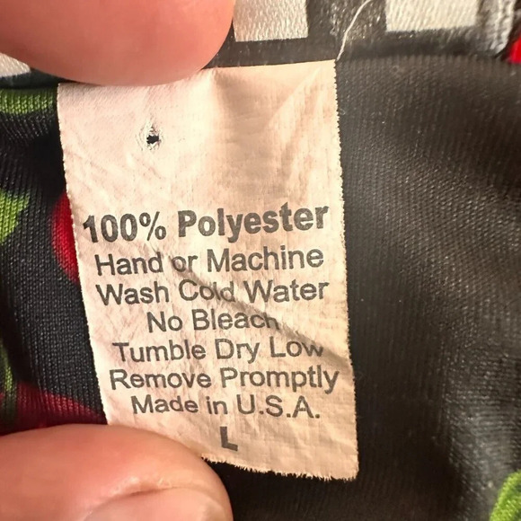 Pin Up Girl! Top Red Cherry Blouse Crop Bustier Retro Whimsical - Picture 6 of 15